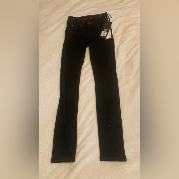 True Religion Manchester United black Jennie jeans size 23 limited edition - Picture 1 of 14